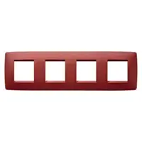 Placa ornament CProiector HORUS ONE - IN PAINTED TECHNOPOLYMER - 2+2+2+2 modul HORIZONTAL - RUBY - CProiector HORUS