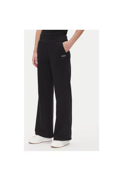 Pantaloni de trening dama DP5P3601 - Sintetic - Negru - Negru