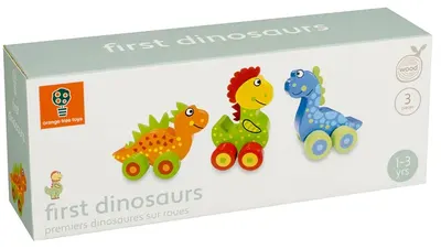 Set de joc Orange Tree Toys - Primul meu dinozaur, 3 piese