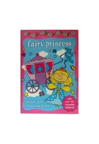 Carte de colorat cu stickere Fairy Princess - Paperback brosat - ***