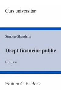 Drept financiar public Ed.4