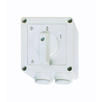 Comutator capsulat 0-1 25A 1p