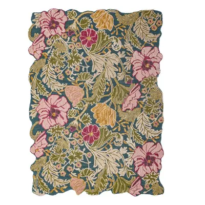 Covor țesut manual din lână 160x230 cm Daphne Shaped Floral – Flair Rugs
