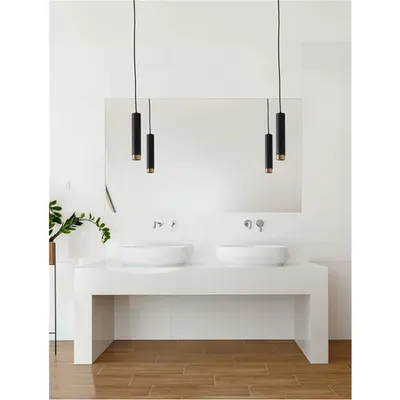 Lampa suspendata PONGO Nisipiu Negru & Auriu Aluminiu LED GU10 1x10 Wat IP20 220-240 Volt Fara bec