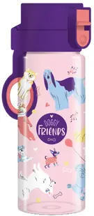 Sticlă pentru copii Ars Una Doggy Friends - 475 ml