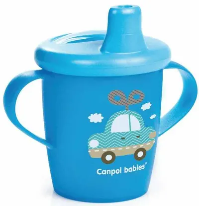Cana antivarsare cu cioc tare Canpol - Toys, albastra