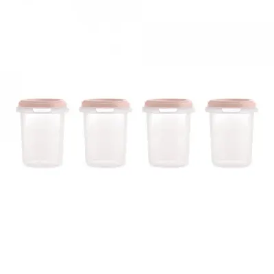 Set 4 recipiente gradate Miniland Terra Blush 250 ml