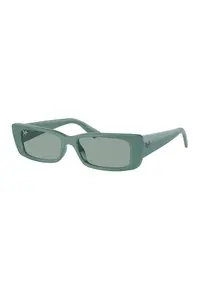 Ochelari de soare unisex dreptunghiulari Teru - Verde