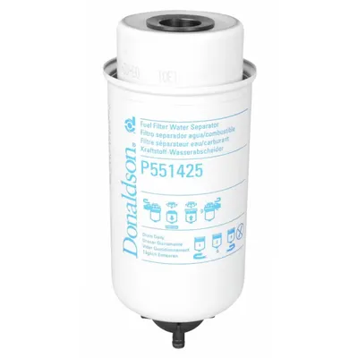 Filtru Combustibil P551425, Lungime 196,3 mm, Diam. Ext. 80 mm, Finetea 4 µ, Donaldson