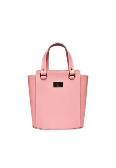 Geanta dama piele - Elisabeth 8 - roz - 25x14x27 cm