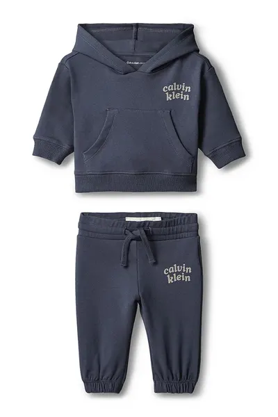 Calvin Klein Jeans compleu de trening pentru bebeluși din bumbac cu elastan