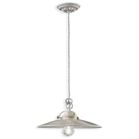 Lustra, lampa suspendata RETRO B&W FINISH 02 - SMALTO BIANCO C099