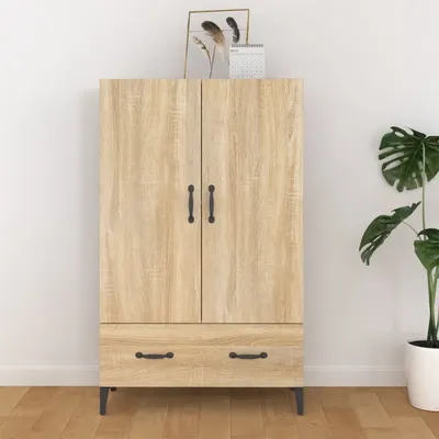 vidaXL Dulap înalt, stejar sonoma, 70x31x115 cm, lemn prelucrat