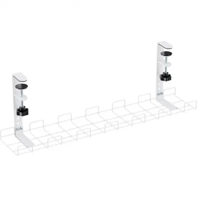 Organizator cabluri sub birou 0.6m Alb, InLine IL23190H