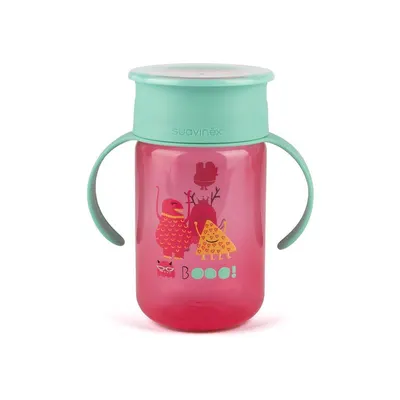 Cana anticurgere 360 de grade Suavinex Grade Roz Boo | 340 ml