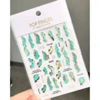 Abtibilduri unghii Marquise, STICKER125, Verde