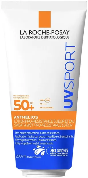 La Roche-Posay Anthelios Loțiune de protecție solară pentru pielea umedă UVSport, SPF50+, 200 ml