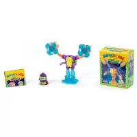 Set figurina cu accesoriu, SuperThings, Neon Power Exoskeleton