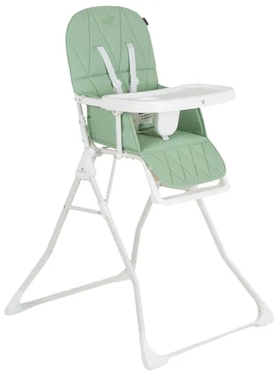 Scaun înalt Cangaroo - Waffle, verde