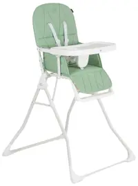 Scaun înalt Cangaroo - Waffle, verde