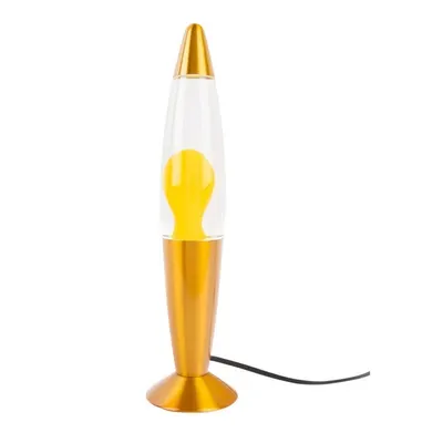 Lava lamp galbenă din sticlă (înălțime 35,5 cm) Funky Rocket Lava – Leitmotiv