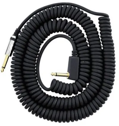 Cablu pentru instrument muzical VOX - VCC90 BK, 6.3 mm/6.3 mm, 9 m, negru