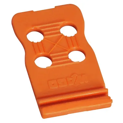 Strain relief plate; 12.5 mm wide; orange