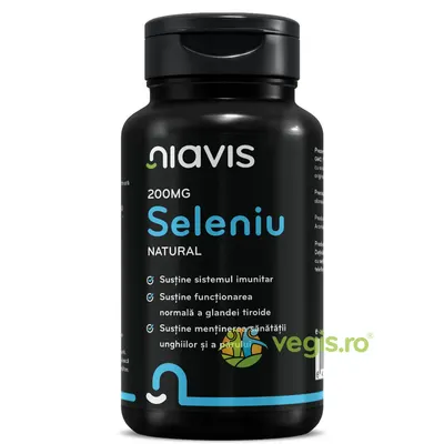 Seleniu Natural 200mcg 60cps