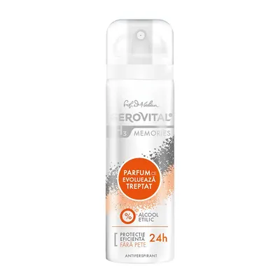 Antiperspirant H3 Memories, Gerovital , Farmec | 150 ml