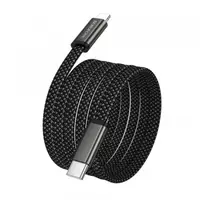 Cablu Date si Incarcare USB-C - USB-C Borofone BX124 Peace, 30W, 1m, Negru