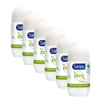 Deodorant roll-on, Sanex, Zero, 50 ml, rezistență ridicată