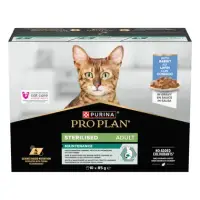Pachet 10 buc x 85 gr Hrana umeda pentru pisici Pro Plan Adult Sterilised cu iepure