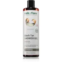 Folk & Flora Birch Tar gel de dus hranitor 400 ml
