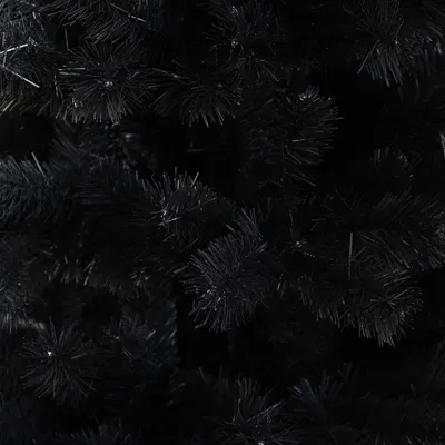 Brad artificial royal black 220 cm, coroana bogata, 14 niveluri, 89 ramuri, 536 ace, diametru 138 cm