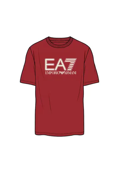 Tricou EA7 Visibility - PJVQZ-6DPT62-1461 35312 - Rosu