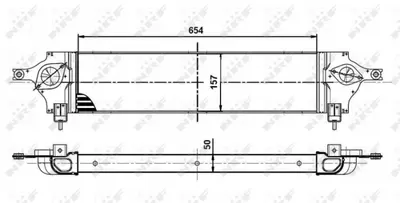 Intercooler potrivit NISSAN QASHQAI I 1.5D 2.0D 11.06-04.14