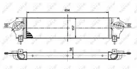Intercooler potrivit NISSAN QASHQAI I 1.5D 2.0D 11.06-04.14