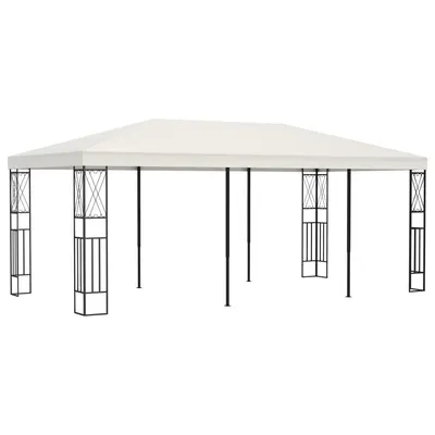 Gossi pavilion, crem, 3 x 6 m, material textil