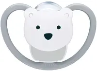 Suzetă din silicon NUK Perfect Match Air - 6-18 luni, Urs polar