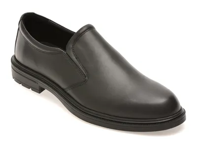 Pantofi eleganti OTTER negri, A61, din piele naturala