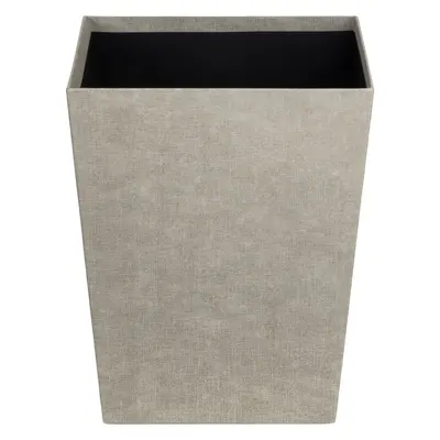 Coș de gunoi bej pentru birou Sofia Canvas Paper Laminate – Bigso