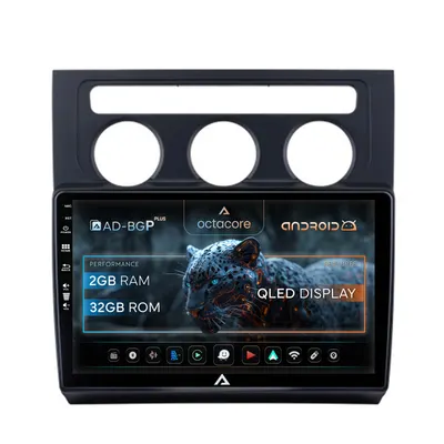 Navigatie Volkswagen Touran (2003-2010), Android, P-Octacore 2GB RAM + 32GB ROM, 10.1 Inch - AD-BGP10002+AD-BGRKIT053