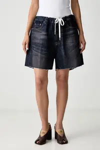 MM6 Maison Margiela pantaloni scurți pentru femei din denim