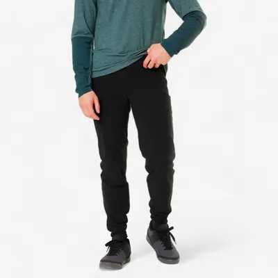Pantalon ciclism MTB All Mountain Lejer și respirant Vreme caldă Negru Unisex