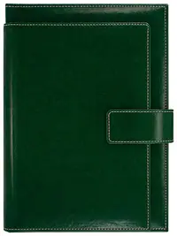 Caiet-agenda din piele Lemax Precision Novaskin - Verde, В5 Exclusive