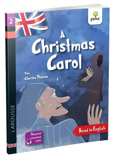 A Christmas Carol. Read in English - Paperback brosat - Charles Dickens, Garret White
