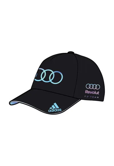 Sapca unisex cu detalii F1 Motor Sport - Negru/Albastru glaciar