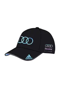 Sapca unisex cu detalii F1 Motor Sport - Negru/Albastru glaciar
