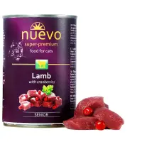 Conserva pentru pisici Nuevo Senior cu miel 400 gr