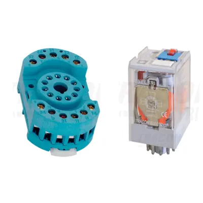 Pachet Soclu Releu RS90-23 + Releu Industrial RT11 110AC 3CO - Control Puternic